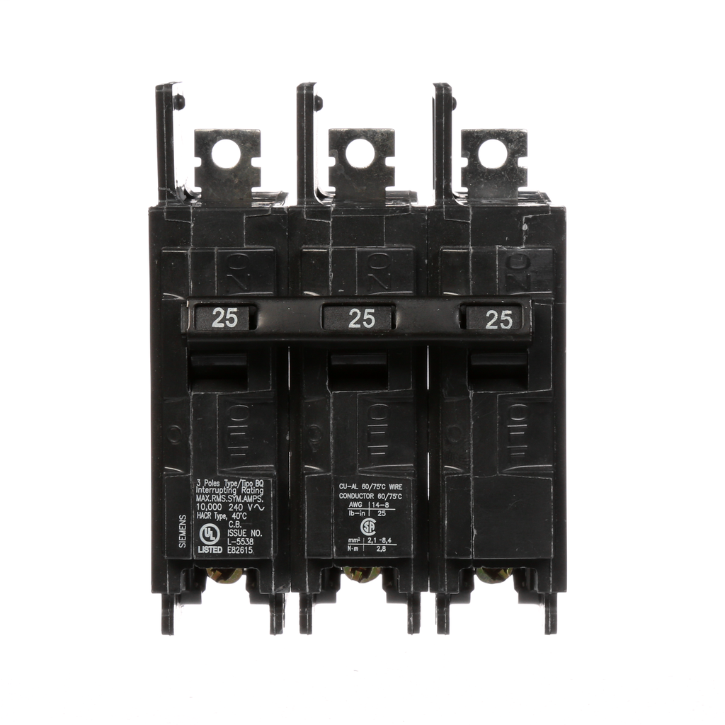 Siemens Ca BQ3B025 DISJ. BQ,TM,3P,2 Siemens Ca BQ3B025 DISJ. BQ,TM,3P,2