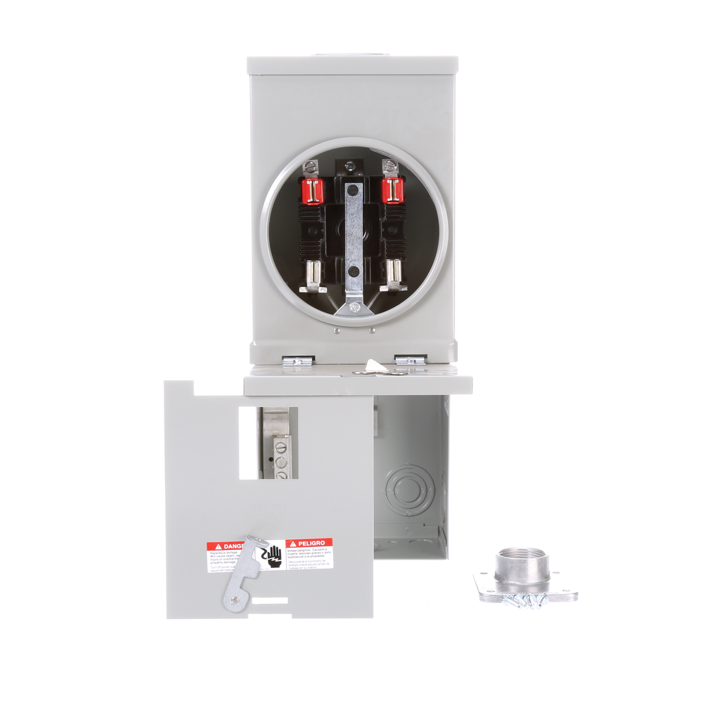 Siemens Industry MM0202ML1100S 120/240 VAC 100 Amp 1-Phase 10 kA 3-Wire 2-Circuit Horn Bypass Ring Meter Main Siemens Industry MM0202ML1100S 120/240 VAC 100 Amp 1-Phase 10 kA 3-Wire 2-Circuit Horn Bypass Ring Meter Main