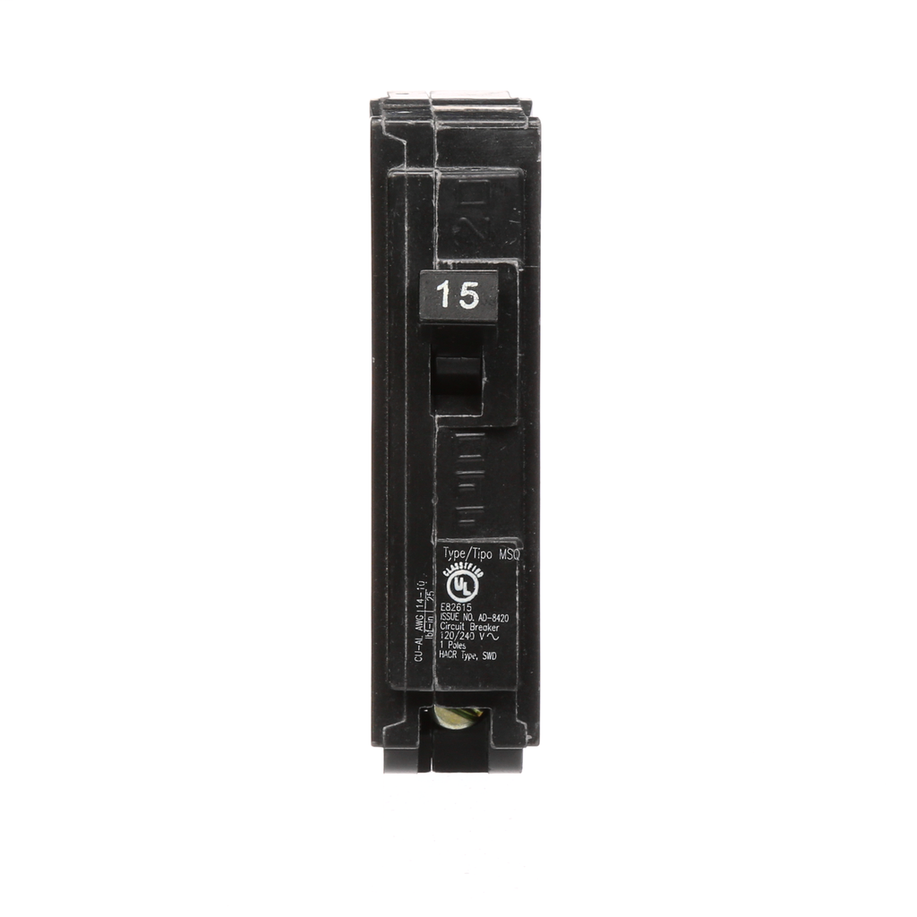 S-A MQ115 BRKR MSQ 3/4 1P 120V 15A S-A MQ115 BRKR MSQ 3/4 1P 120V 15A