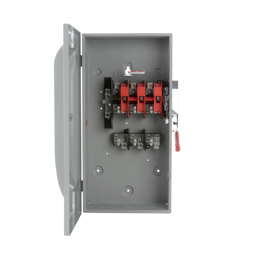 Siemens Industry HF324N 240 VAC/250 VDC 200 Amp 3-Pole 4-Wire NEMA 1 Heavy Duty Fusible Safety Switch Siemens Industry HF324N 240 VAC/250 VDC 200 Amp 3-Pole 4-Wire NEMA 1 Heavy Duty Fusible Safety Switch