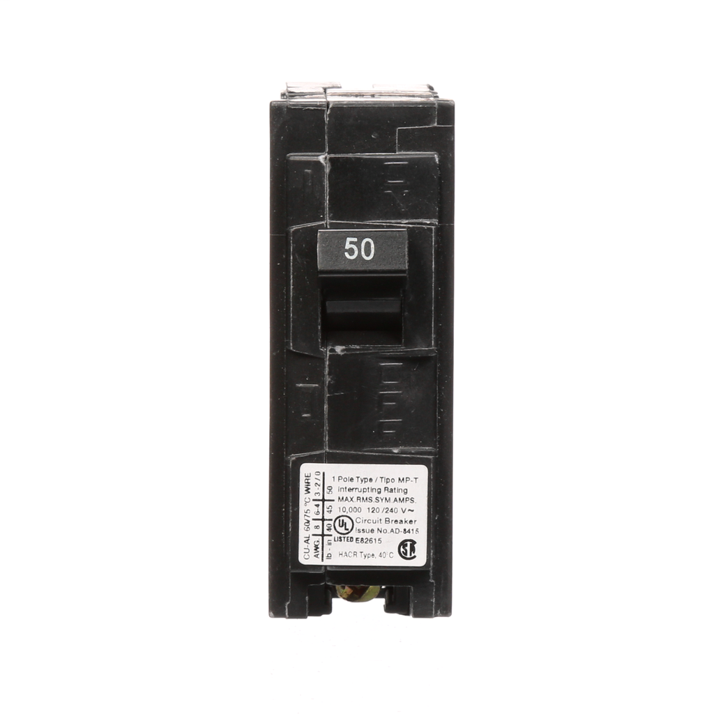 Siemens Industry MP150 120 VAC 1-Pole Plug-In Circuit Breaker Siemens Industry MP150 120 VAC 1-Pole Plug-In Circuit Breaker
