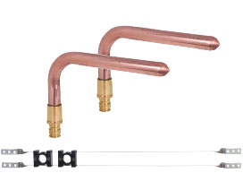 689WG5103 Two 4" × 8", 3/4" F1960 stub out elbows PowerPEX® ASTM F1960 No Lead Water Heater Stub Out Kits