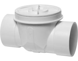 869-6P 6" PVC Backwater Valve DWV Backwater Valve