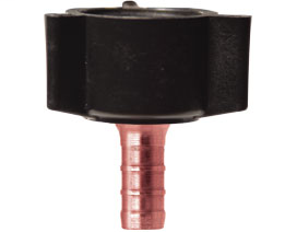 637X10 3/8" PEX × 1/2" FIP swivel PowerPEX® ASTM F1807 No Lead Copper Faucet Straight Adapters