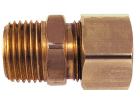 614-22C 5/8" compression × 1/2" MIP Full-Slip Male Compression Adapter