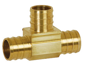 641XG333 3/4" F1807 × 3/4" F1807 × 3/4" F1807 PowerPEX® ASTM F1807 No Lead Brass Tees