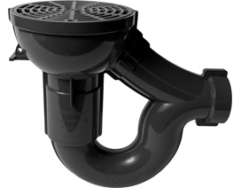 800-P 2" WeldOne floor drain (gray PVC, black ABS) WeldOne™