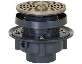833-3PNR FinishLine™ Adjustable Flashing Drain Sch. 40 Hub Connection-6 1/2"
