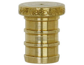 640XG02 1/2" F1807 PowerPEX® ASTM F1807 No Lead Brass Plugs