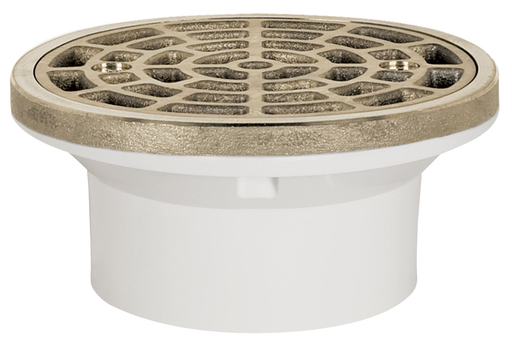 840-20PNR Solvent Weld Floor Drain Nickel-Bronze Ring & Strainer
