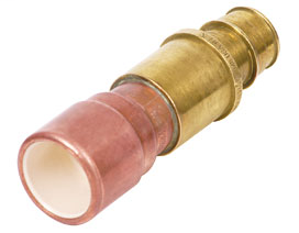 645WG4P 1" PVC x 1" PEX PowerPEX® ASTM F1960 PVC Straight Adapters