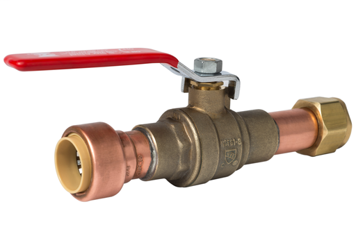 633Q06FP WHC 3/4 FSVL X3/4 PDQ FPVLV 6 NO LEAD PDQ™ Water Heater Connectors FIP-Swivel Straight