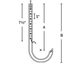 553-7WM25 2" HangsTuff™ MegaPac™ 25 bag with bulk bag of 50 nails HangsTuff™