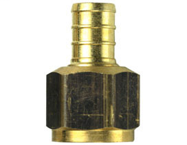 647XG2 1/2" F1807 × 1/2" FIP PowerPEX® ASTM F1807 FIP No Lead Brass Straight Adapters