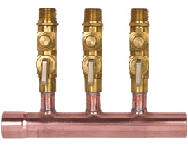 675-B20342 BranchMaster™ 1/2" MIP/Female Sweat 1" Male Sweat × 1" Female Sweat Trunk Balancing Valves