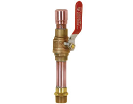 633-CG09FP 3/4" FIP swivel × 3/4" CPVC socket CPVC MetalHead™ Water Heater Connectors FIP-Swivel Straight