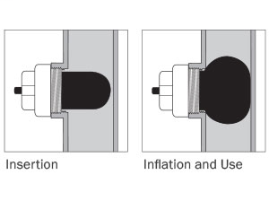882-TT4 4" inflatable plug Inflatable Test Tee Plug