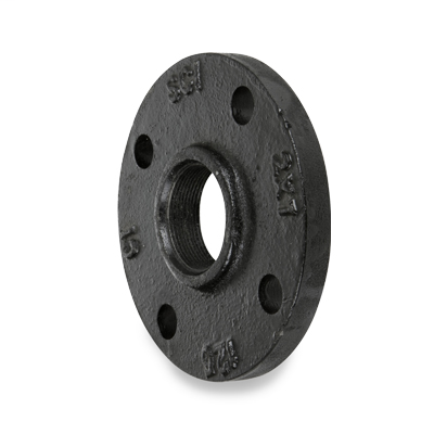 1″ × 5″ 125# Cast Iron Black Reducing Companion Flange
