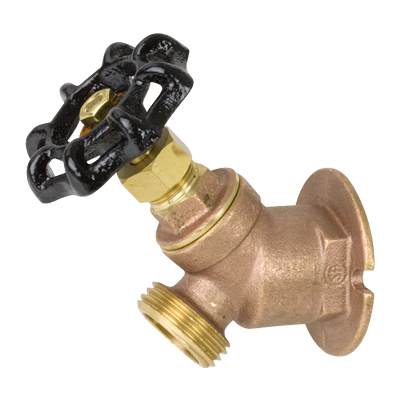 3/4″ Lead-Free Cast Brass 125 CWP FIP Inlet Flanged Sillcock with Stuffing Box - Series 112L