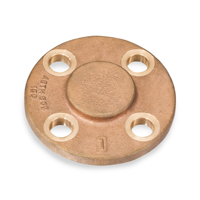6″ Bronze 150# Blind Flange