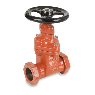 2″ Ductile Iron IPS Threaded AWWA C515 Gate Valve With Hand-Wheel - Series 10NW