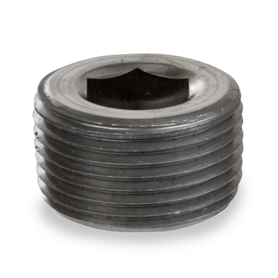 3/4″ Merchant Steel Threaded Black Countersunk Hex Plug