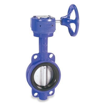 ‎6″ 200 psi - Cast Iron Body - Wafer Style–316 Stainless Steel Disc - EPDM Seat - Gear Operated - Butterfly Valve - Series 0160