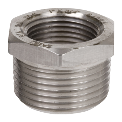 2″ × 1 1/2″ 304/L Stainless Steel 3000# Forged Threaded Hex Bushing