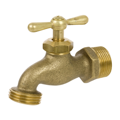 1/2″ Lead-Free Cast Brass MIP Inlet Hose Bibb - Series 160L