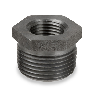 1/4″ × 1/8″ Merchant Steel Threaded Black Hex Bushing