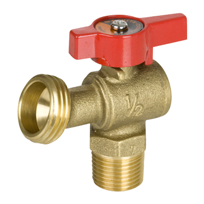 3/4″ Cast Brass 125 CWP MIP Inlet 1/4 Turn Boiler Drain - Series 301