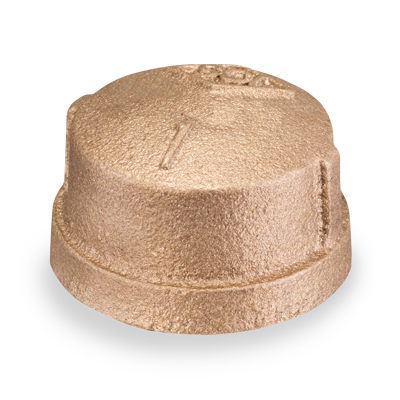 2″ Lead-Free Brass 125# Threaded Cap, UL