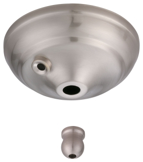 Brushed Steel Lumtopia--DROPSHIP Monte Carlo MC83BS Ceiling Fan Pull Chain Type Bowl Cap Kit