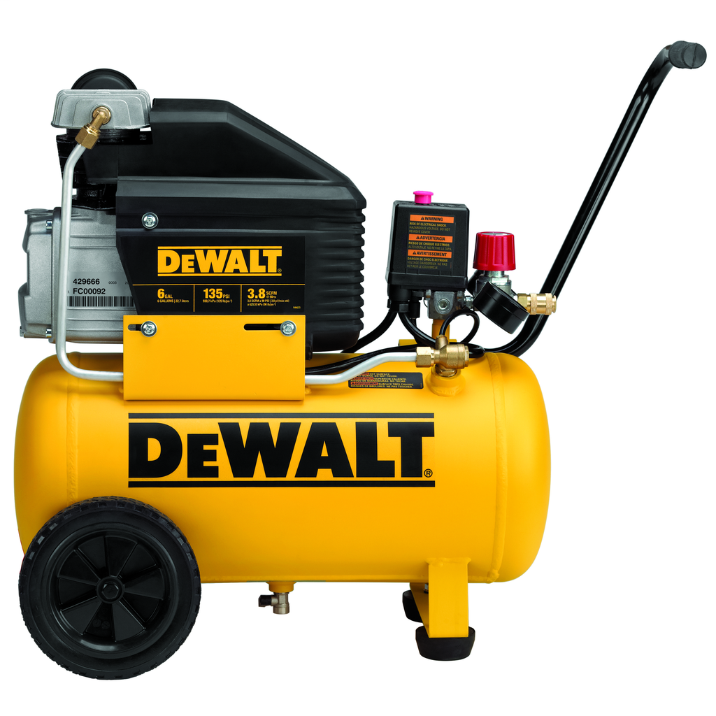 DEWALT 6 GAL 135PSI MAX HORIZ COMP