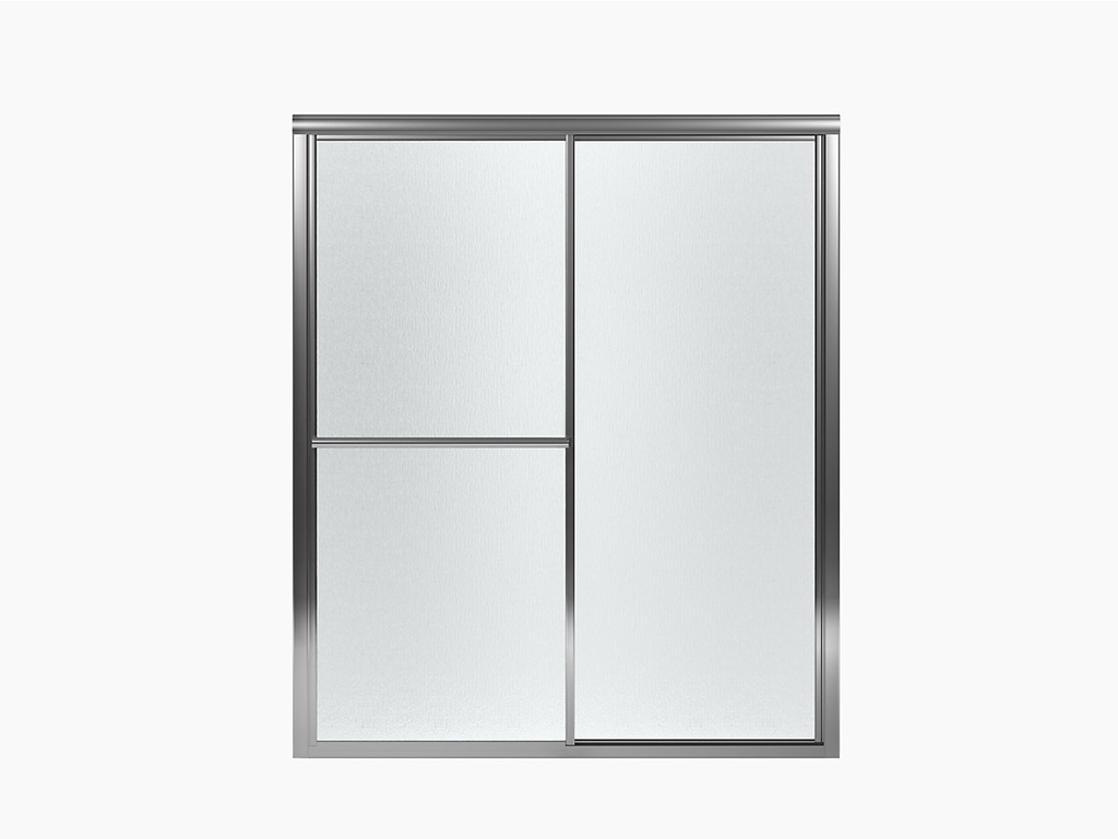 Deluxe Framed Sliding Shower Door 54-3/8"–59-3/8" W x 69-15/16" H