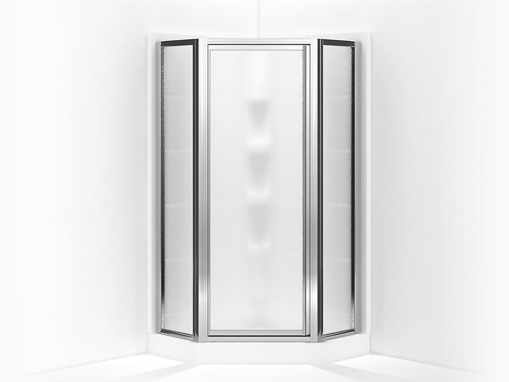 Intrigue™ Framed Neo-Angle Corner Shower Door 15-13/16" x 27-9/16" x 15-13/16" x 72" H