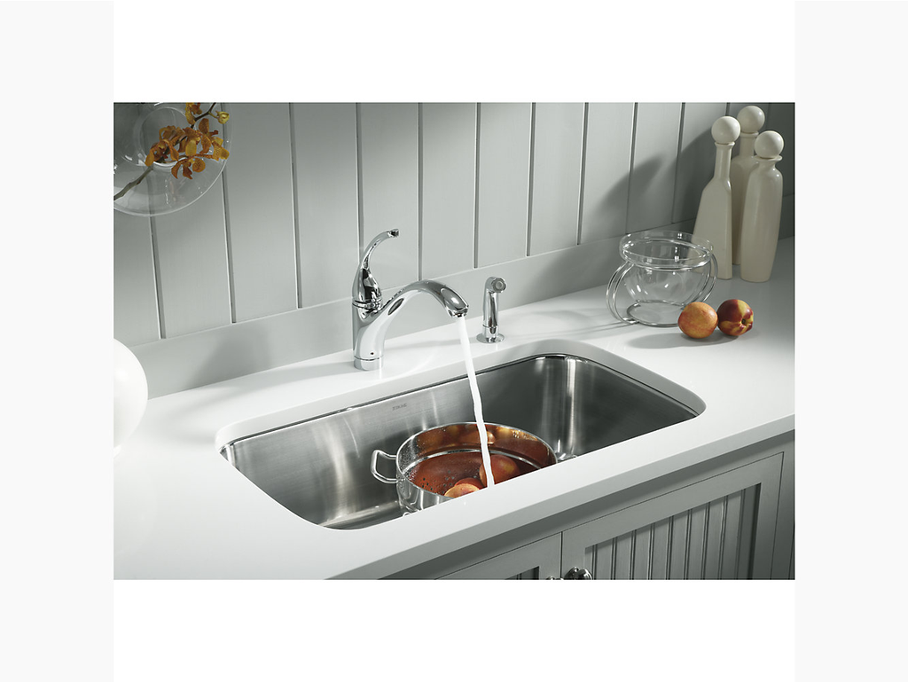 Carthage® Under-Mount Single-Bowl Kitchen Sink, 31-7/8" x 18-1/16" x 9-5/16"