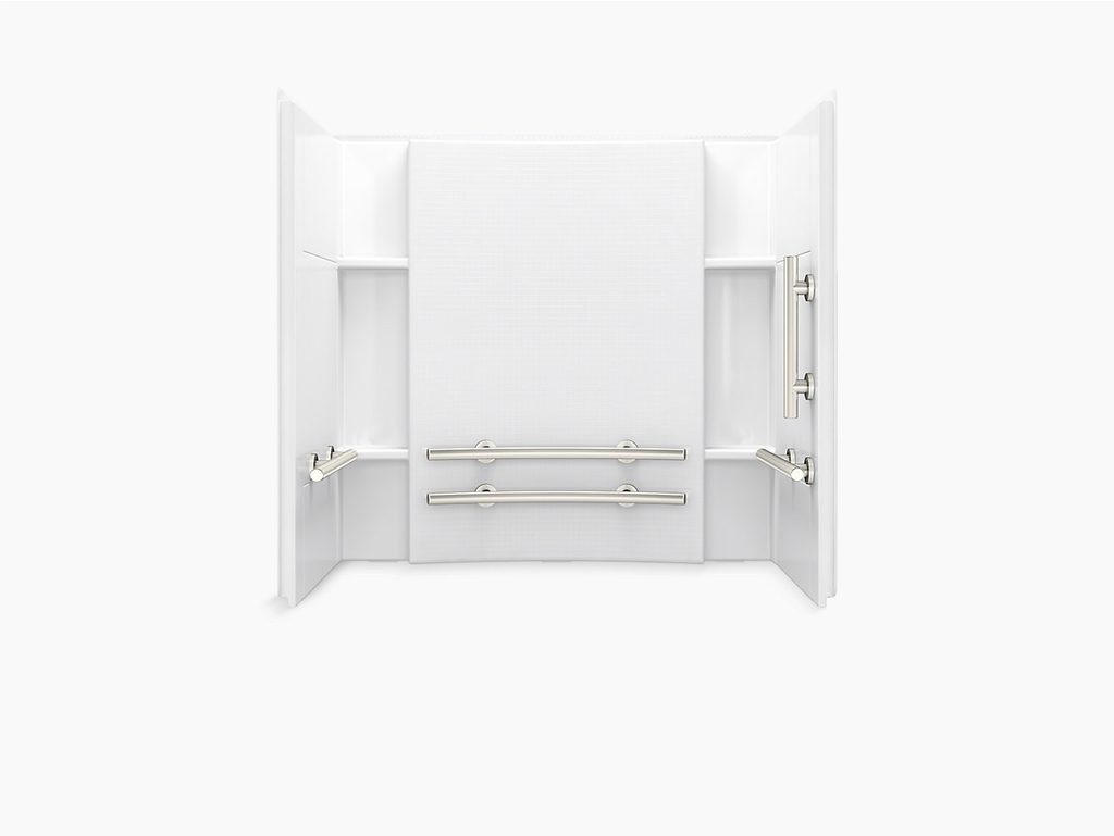 Accord® Series 7115, 60” x 32” Wall Set With Grab Bars