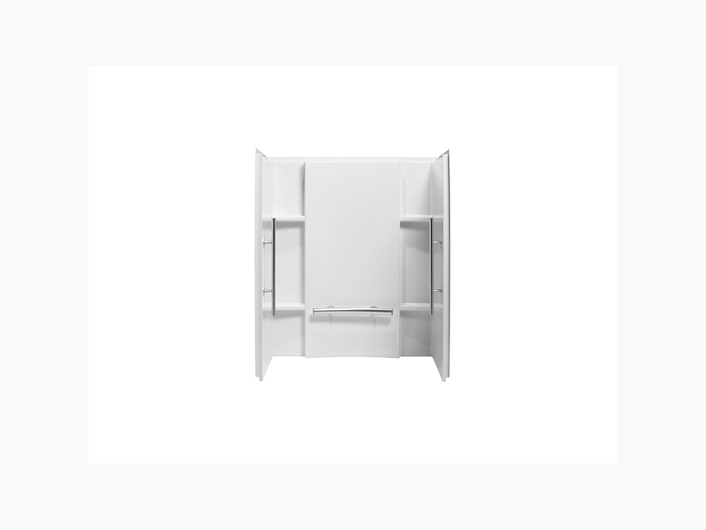 Accord® 48" shower wall set with Aging in Place grab bars