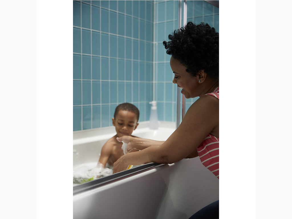 Prevail® Prevail® Framed Sliding Bath Door 54-3/8"–59-3/8" W x 56-1/2" H