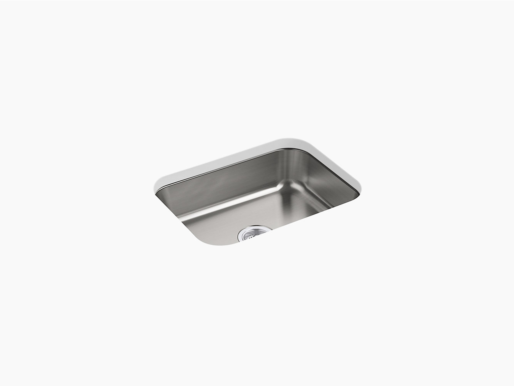 McAllister® Under-Mount Single-Bowl Kitchen Sink, 23-3/8" x 17-11/16" x 5-15/16" - 3 pack