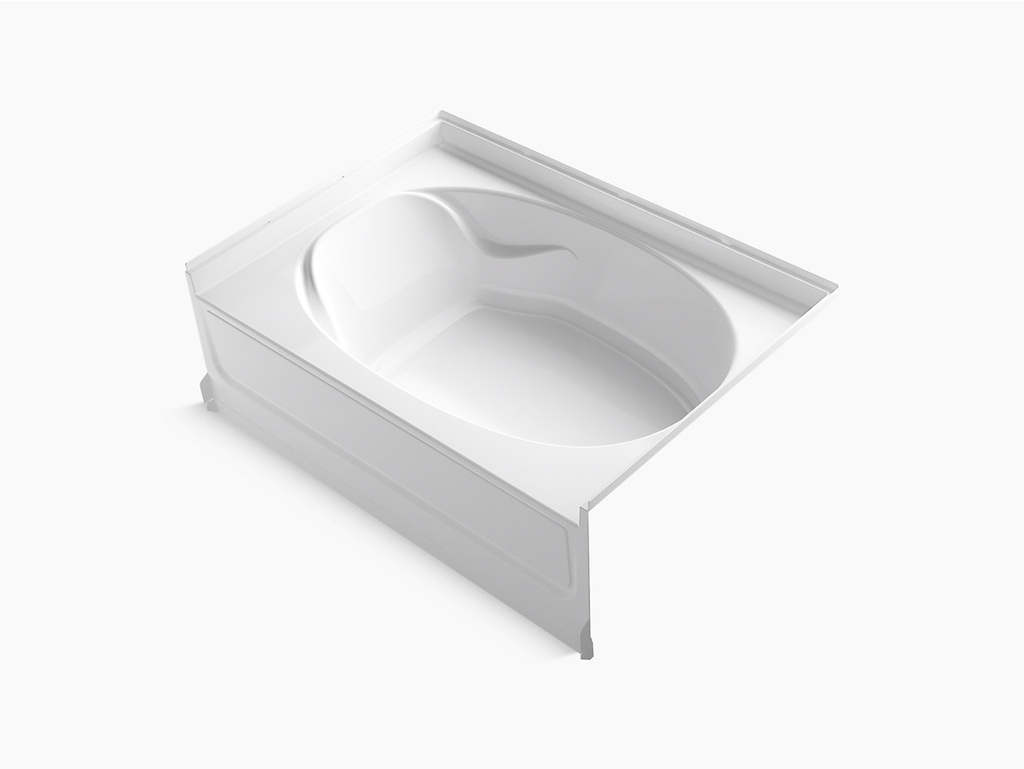 Ensemble™ Series 7111, 60” x 42” Bath With Above-Floor Drain and Access Panel
