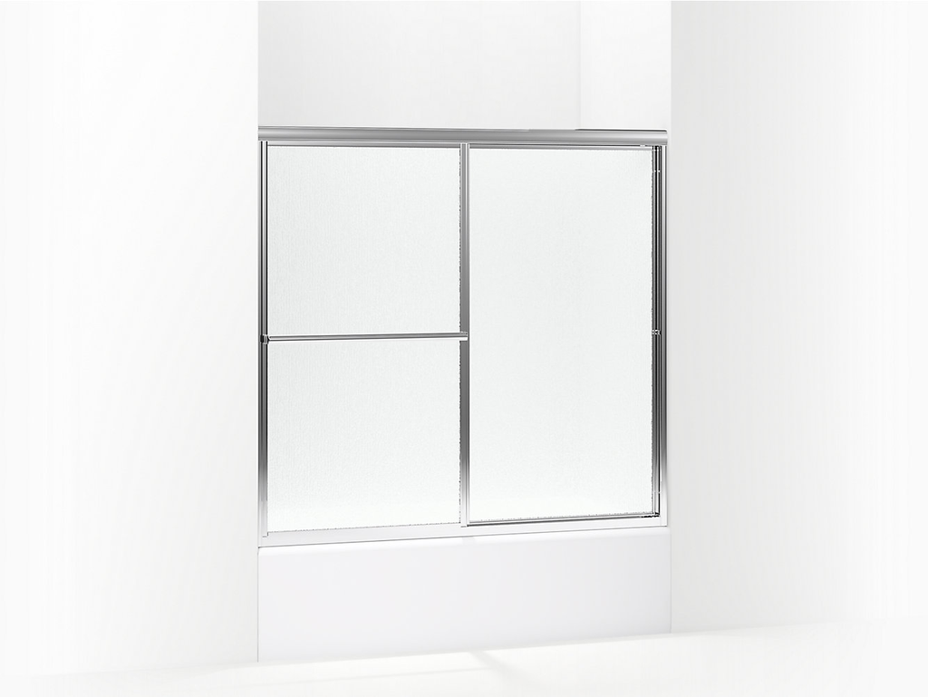 Deluxe Deluxe Framed Sliding Bath Door 54-3/8"–59-3/8" W x 56-1/4" H