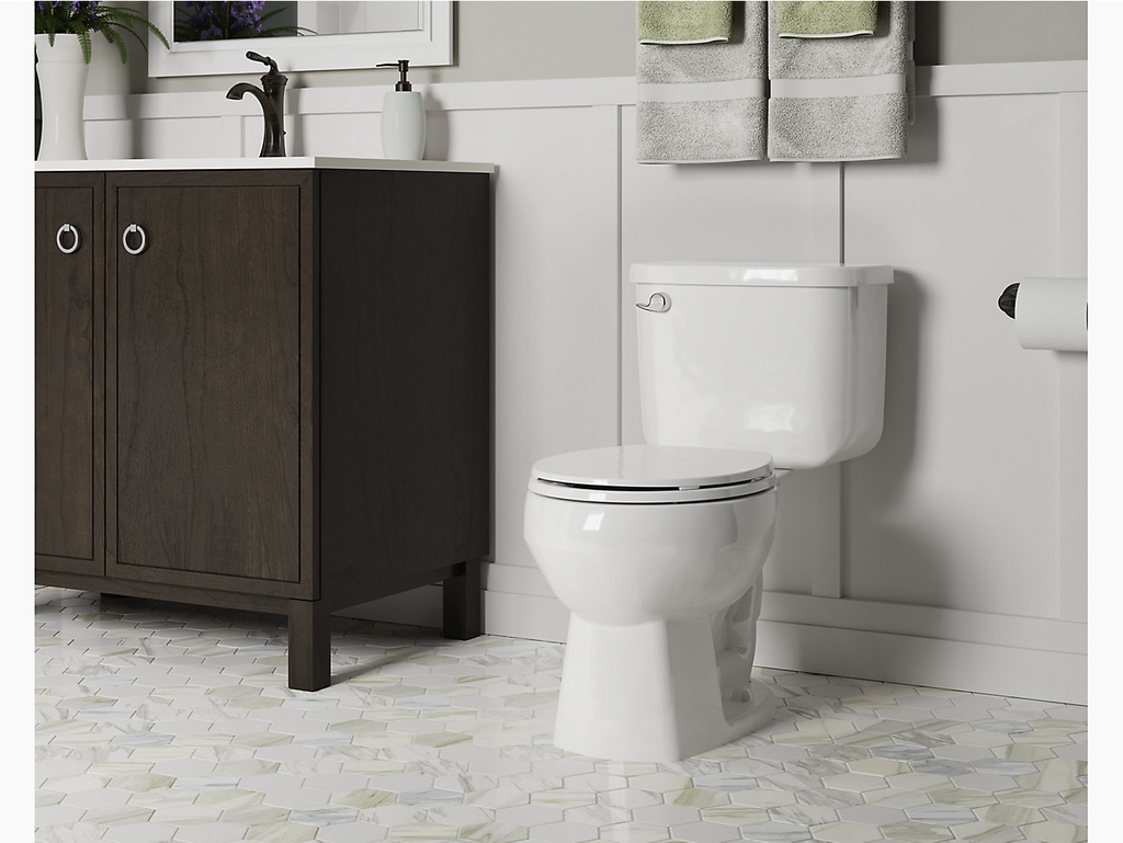 Windham™ Round-Front Toilet With Pro Force® Technology and Left-Hand Trip Lever