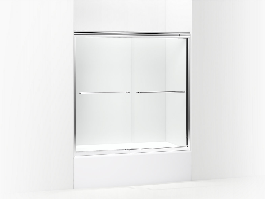 Finesse™ Quick Install™ Finesse™ Quick Install™ Frameless Sliding Bath Door 57-3/4"–59-1/4" W x 58-3/4" H
