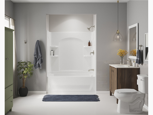 Ensemble™ Series 7122, 60” x 32” Bath/Shower With Above-Floor Drain
