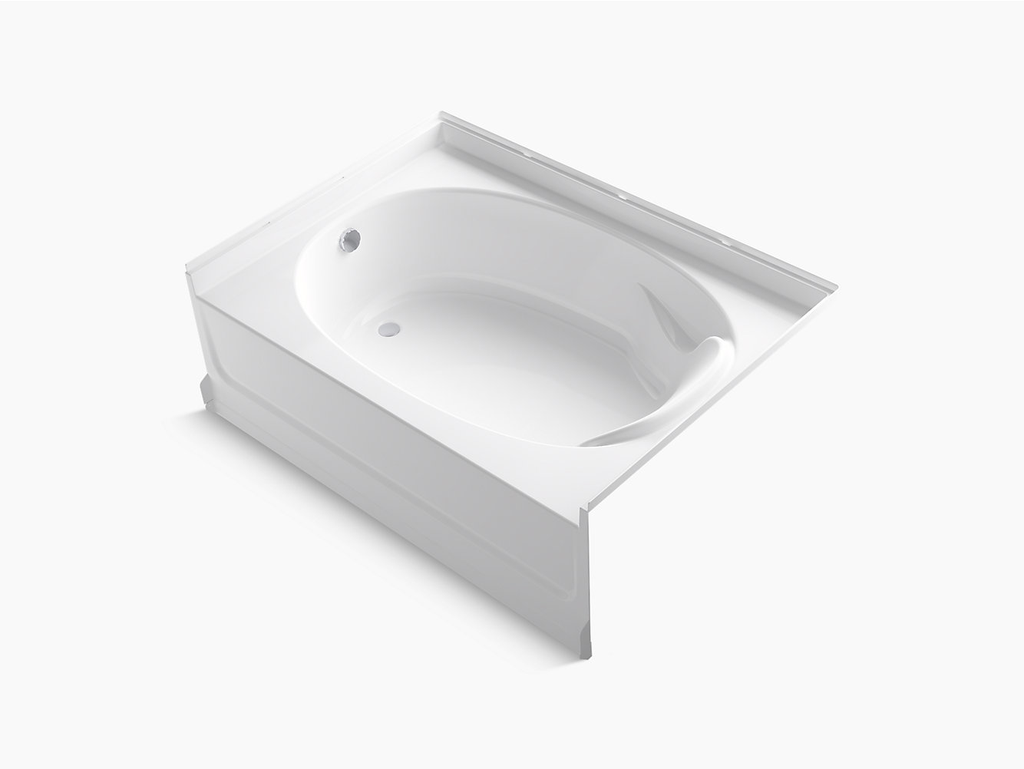 Ensemble™ Series 7110, 60” x 36” Bath With Above-Floor Drain