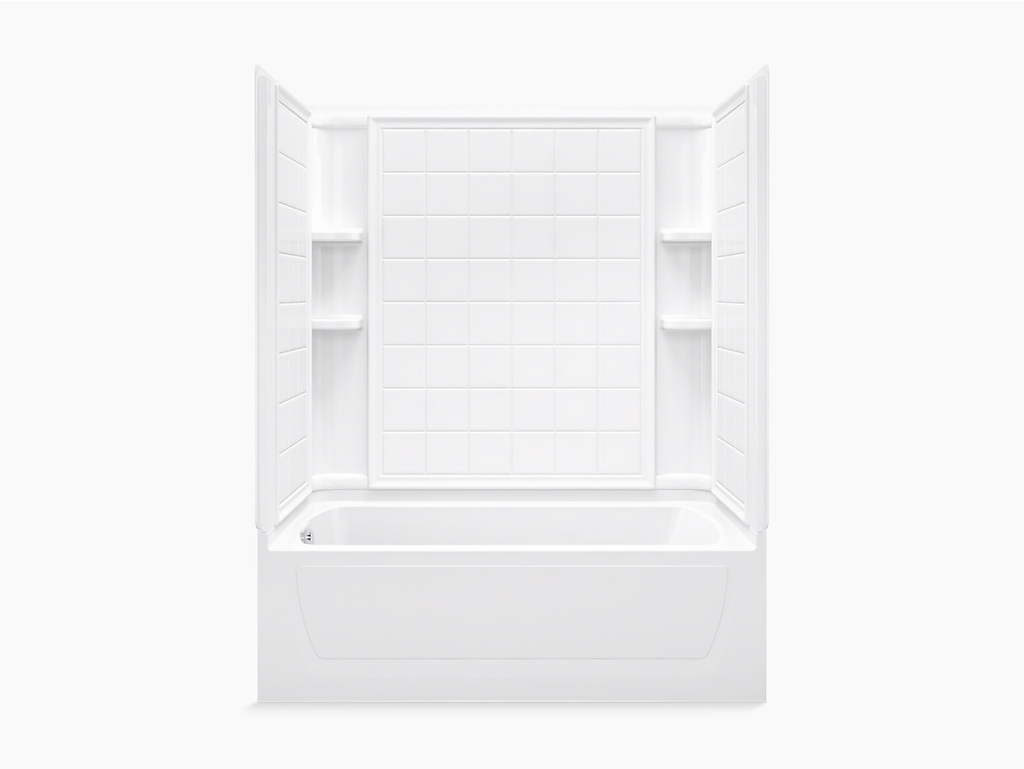 Ensemble™ Ensemble™ Series 7612, 60” x 32” Whirlpool/Shower