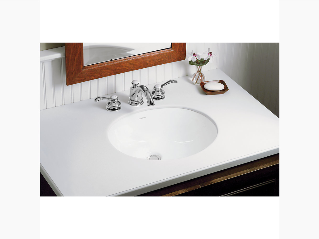 Wescott® Undercounter Lavatory, 17" x 13", Pallet Sku
