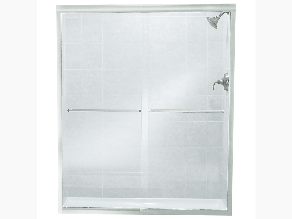 Finesse™ Frameless Sliding Shower Door 52"–57" W x 70-1/16" H